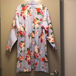 floral lab coat